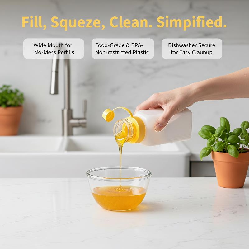 Squeeze Condiment Dispenser Du - Home Cooking Fast Foods ulasan dan harga
